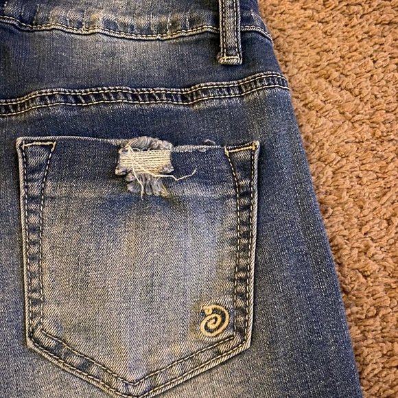 Distressed jean shorts ( youth or small womens) - Picture 2 of 4